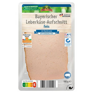 Bayerischer Leberkäse-Aufschnitt 180 g