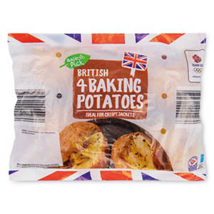 4 British Baking Potatoes