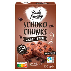 Schoko-Chunks 100 g, Zartbitter