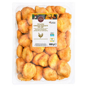 Chicken Nuggets mit Dip XXL 1 kg