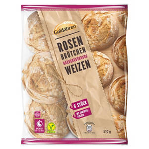 Rosenbrötchen 510 g, Weizen