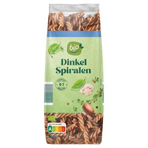 Bio-Dinkel Pasta 500 g, Spiralen