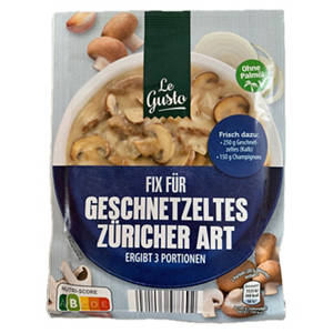 Fix 40 g, Geschnetzeltes