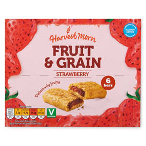 Strawberry Fruit & Grain Cereal Bars 6 Pack