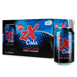 Cola Zero Sugar Strawberries 'N' Cream Flavour Bottle 500ml