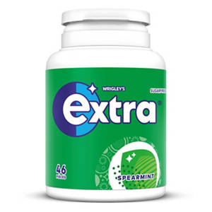 Wrigley's Extra Spearmint Sugar Free Chewing Gum 46 Pieces 64g
