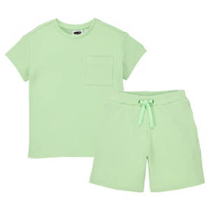 Kinder Jersey-Set, Grün, 122/128