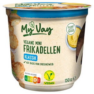 Vegane Snacks 150 g, Vegane Mini Frikadellen