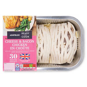 Cheese & Bacon Chicken En Croûte