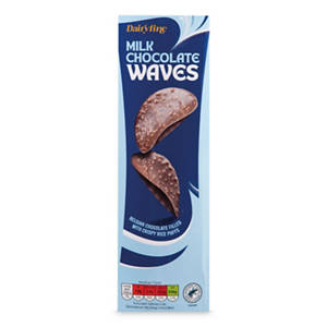 Milk Chocolate Belgian Chocolate Waves