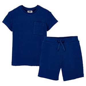 Kinder Jersey-Set, Marineblau, 98/104