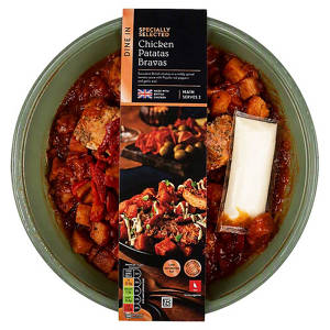 Chicken with Patatas Bravas