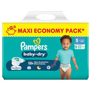 Pampers Baby Dry Maxi Pack, Gr. 5 Junior 11-16 kg