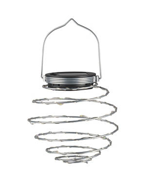 Solar Sprial Lantern Round Small