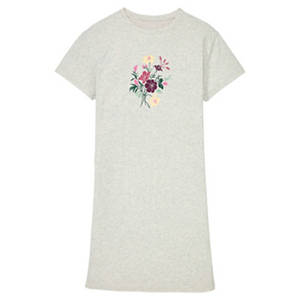 Damen Schlafshirt, Grau, M 40/42