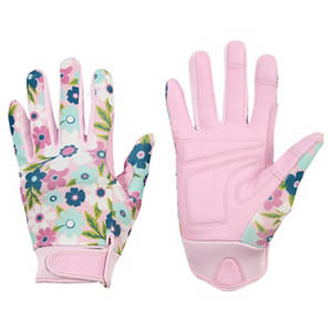 Touchscreen-Gartenhandschuhe, Floral, XL/10