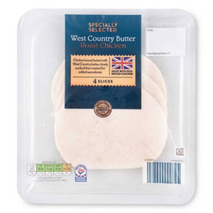 British Butter Basted Roast Chicken Breast 4 Slices