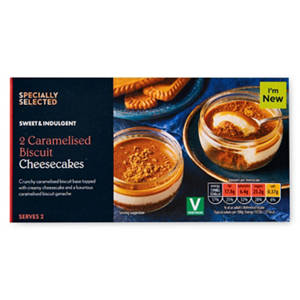 Caramelised Biscuit Cheesecakes 2 Pack