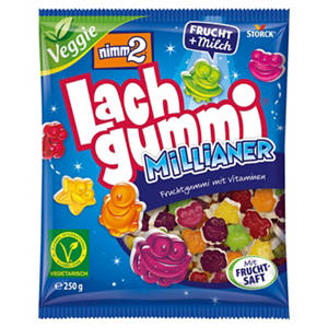 NIMM 2 Lachgummi Veggie 250 g, Milianer