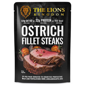 The Lions Kingdom Ostrich Steak Burgers