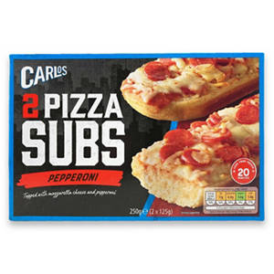 Pepperoni Pizza Subs 2 Pack