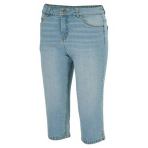Damen Capri-Jeans, Hellblau, 36