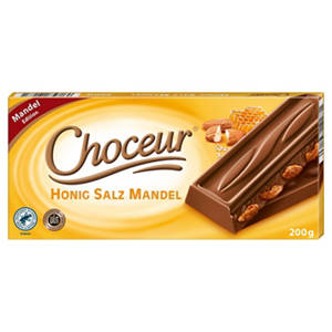 Mandel Schokolade 200 g, Honig-Salz