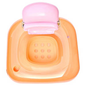 Schwimmliege/Ring-Sortiment, Sit'n'Float, Orange/Pink