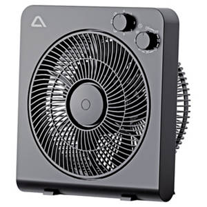 Box-Tischventilator, Dunkelgrau