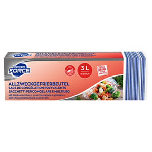 Allzweck-Gefrierbeutel Zip, 3 l