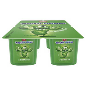 Wackelpudding 4 x 125 g, Waldmeister