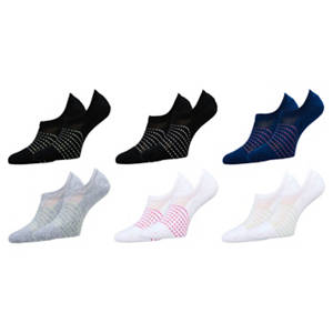 Damen oder Herren Fitness-Socken 6er-Pack, Blau/Grau, 35/38