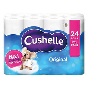 Cushelle Original Toilet Roll 24 Standard Rolls
