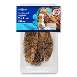 Hot Smoked Peppered Mackerel Fillets