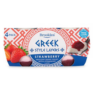 Peach Flavour Drinking Yoghurt 4 x 100g (400g)