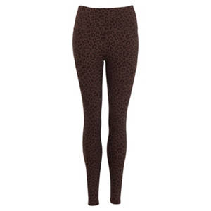 Damen Yogahose, Leopard, L 44/46