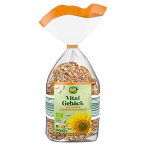 Bio Vitalgebäck 200 g, Sonnenblumenkerne