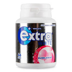 Extra White Bubblemint Chewing Gum