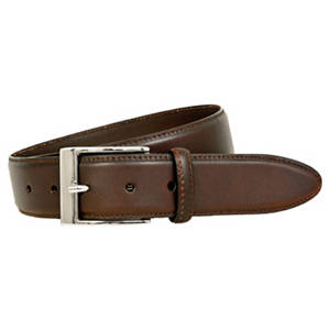 Herren Ledergürtel, Dunkelbraun, 105 cm