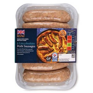 Caramelised Onion Pork Sausages 6 Pack
