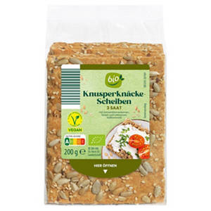 Bio-Knusperknäcke 200 g, Dreisaat