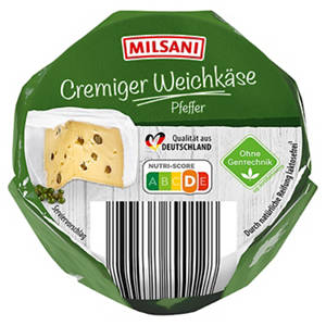 Weichkäse Minitorte 50 % Fett 150 g, Pfeffer