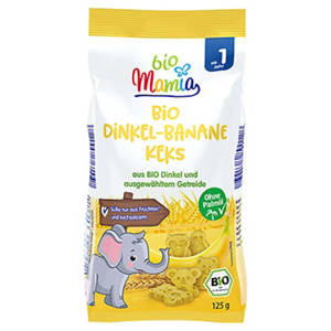 Bio-Dinkelkeks 125 g, Banane