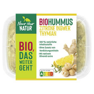 Bio-Hummus 150 g, Ingwer-Zitrone-Thymian