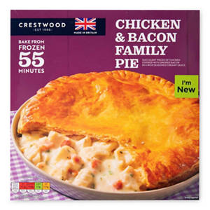Chicken & Bacon Family Pie