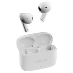 Kabellose Halb-In-Ear-Kopfhörer, Weiß