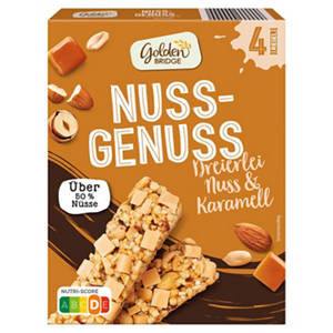 Nussgenuss Riegel 96 g, Karamell