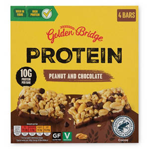 Chocolate Protein Peanut Bars