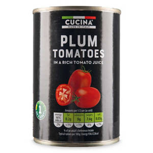 Peeled Plum Tomatoes in a Rich Tomato Juice