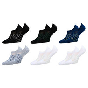 Damen oder Herren Fitness-Socken 6er-Pack, Dunkel, 35/38